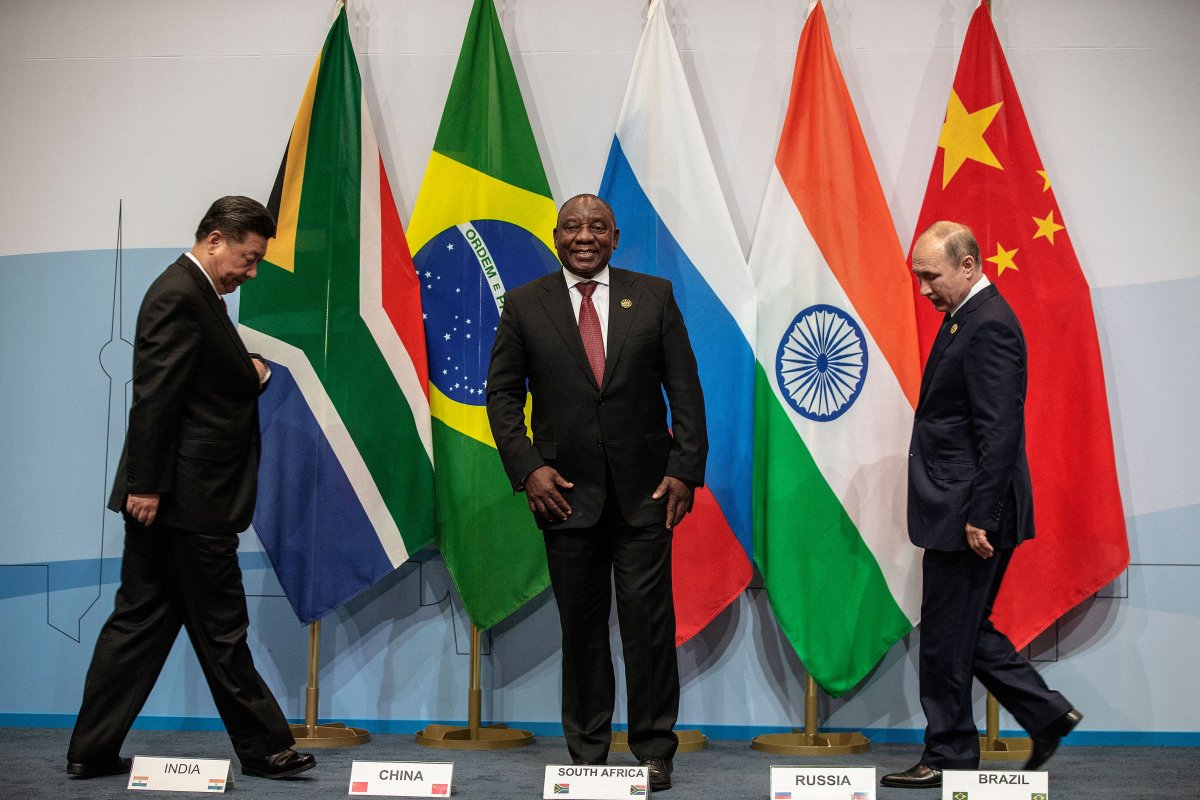 Xi, Ramaphosa, Putin, meet, at, BRICS, 2018