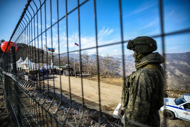 Russia, peacekeeper, patrols, Lachin, corridor, Nagorno, Karabakh