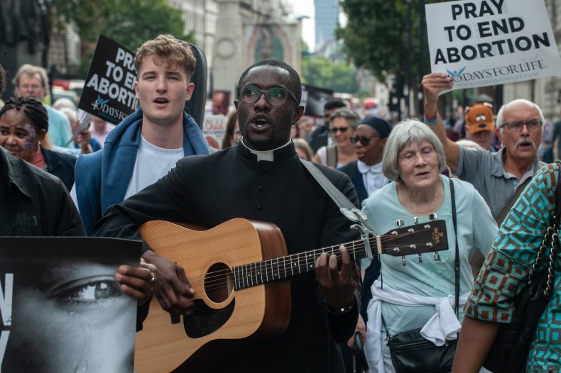 UK anti-abortion march
