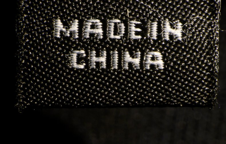 A photo shows a label