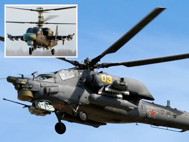 Comp Photo of Mil Mi-28 and Ka-52 