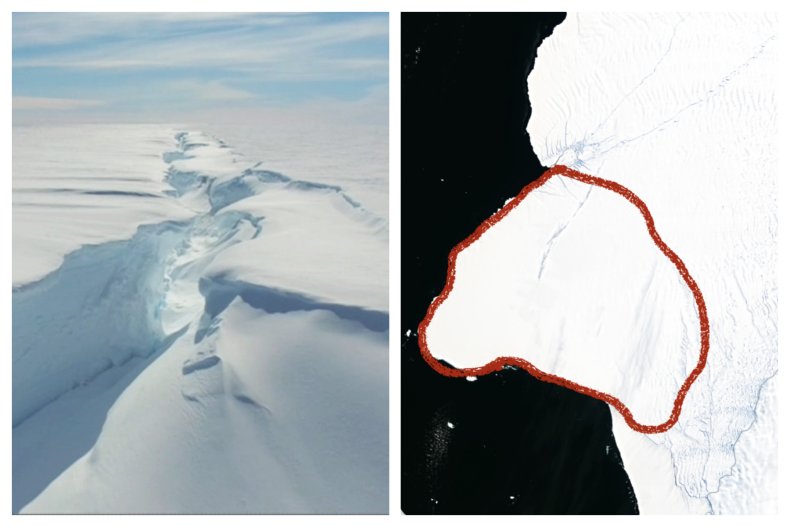 new iceberg Antarctica
