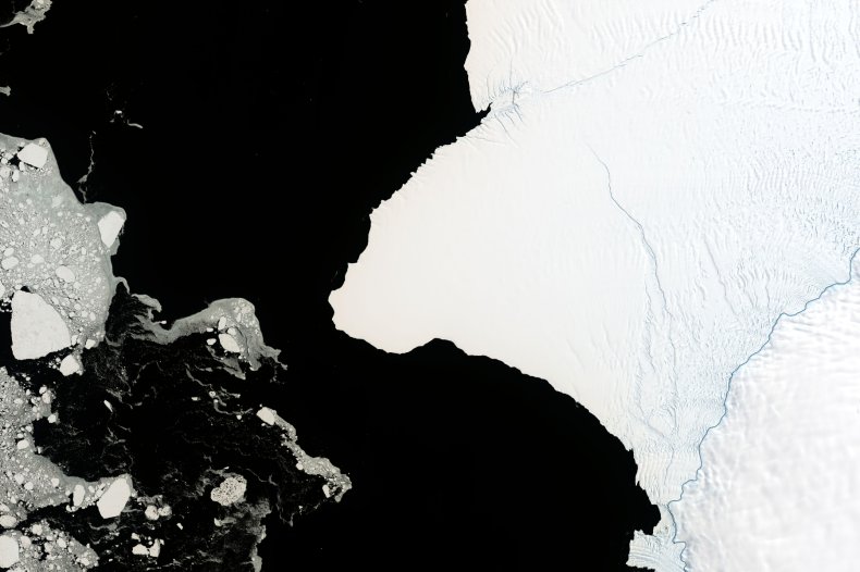 brunt ice sheet on January 23, 2019