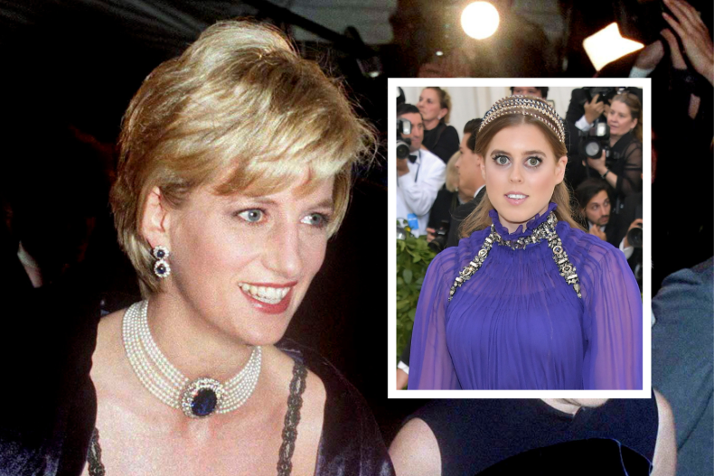 Princess Diana And Princess Beatrice Met Gala