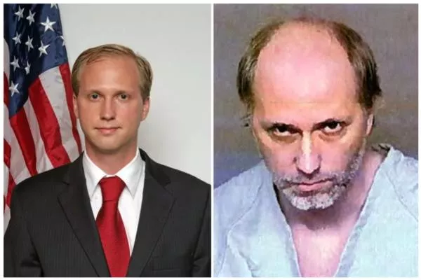 A split image of Nathan Larson