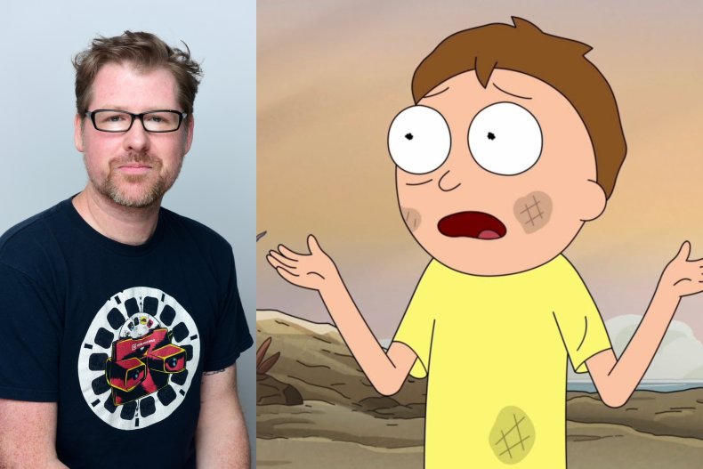 Justin Roiland and Morty