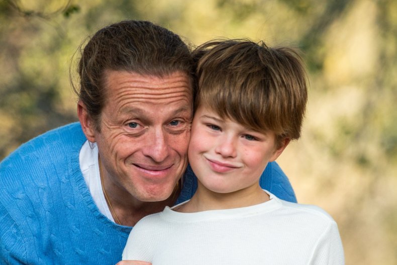 Mike Graglia with his son Tony