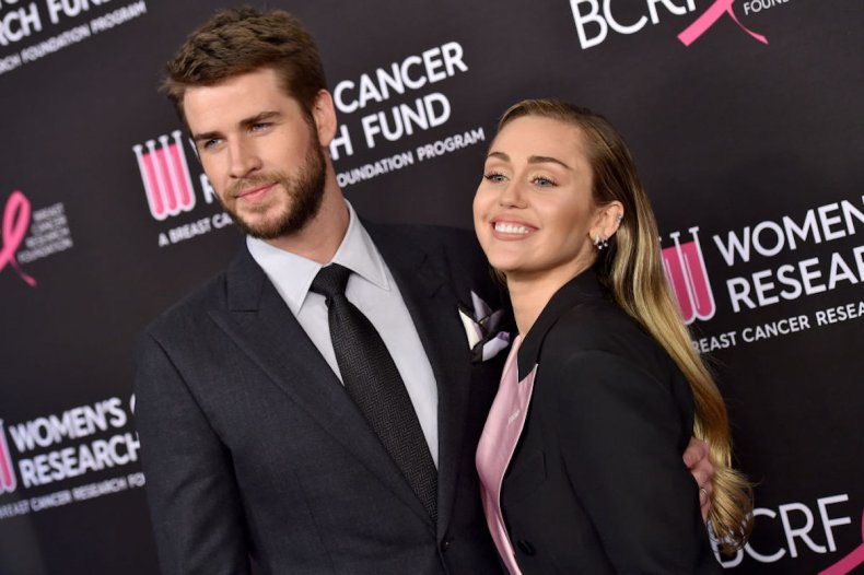 Liam Hemsworth and Miley Cyrus