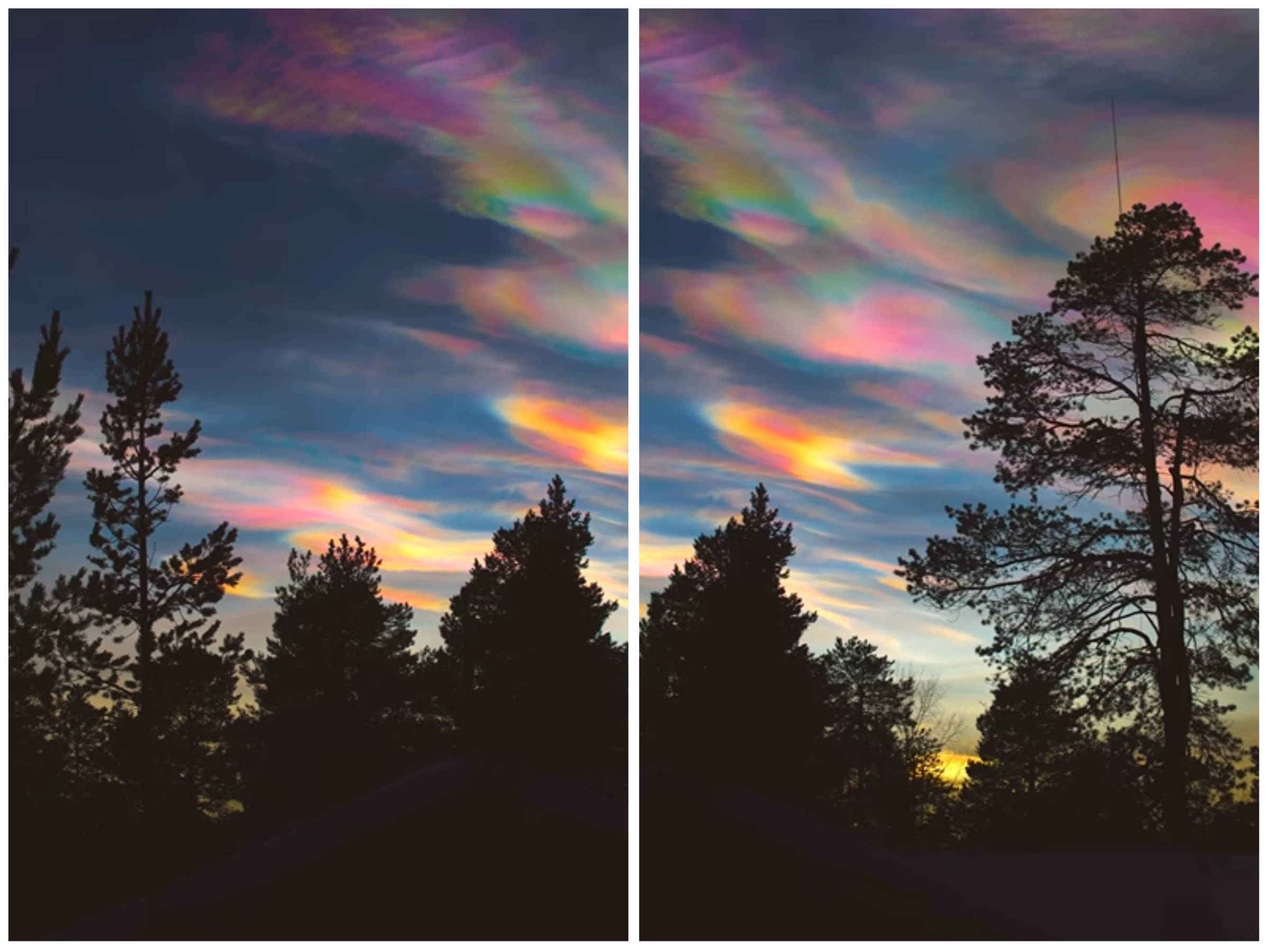 Weird Rainbow Clouds Appear in Sky - TrendRadars