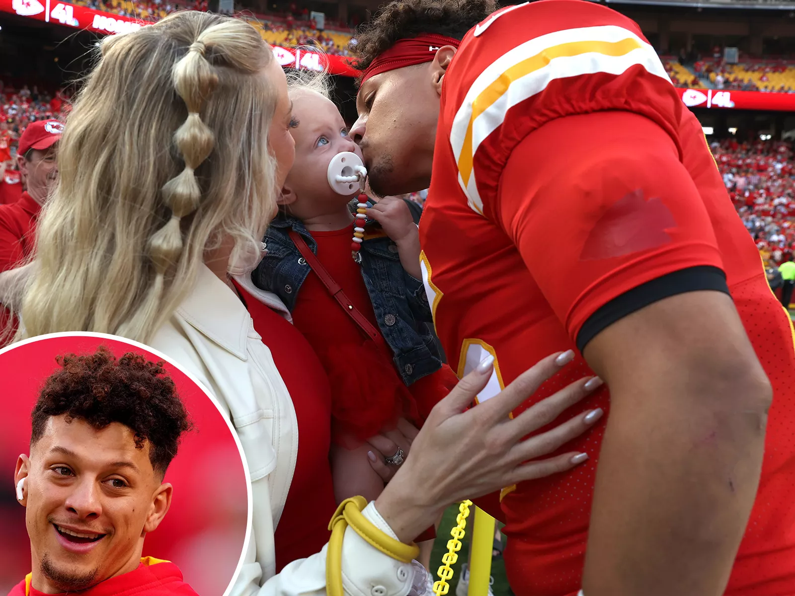 When did Patrick Mahomes propose to Brittany Matthews?