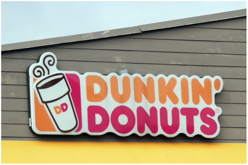 Photo of a Dunkin Donuts sign 