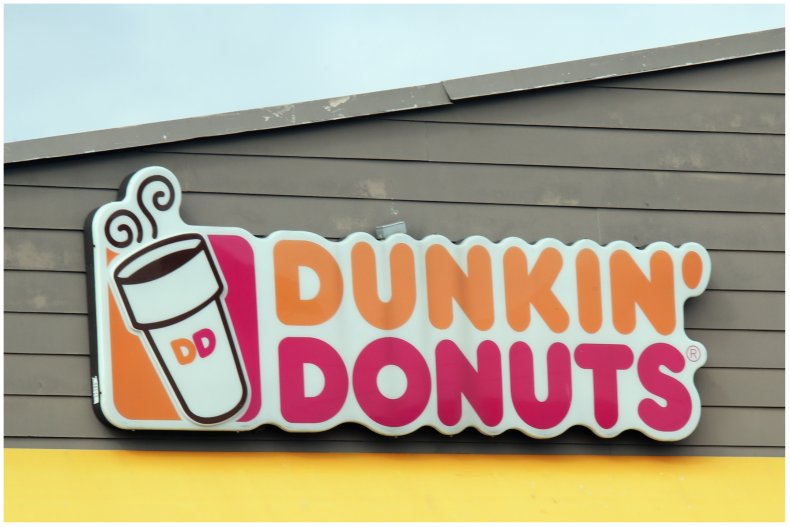 Photo of a Dunkin Donuts sign
