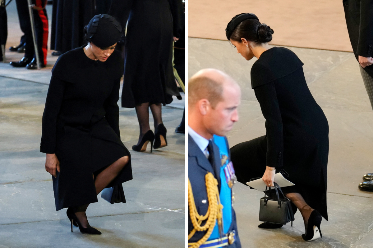 Meghan Markle Lying-in-State Curtsy 