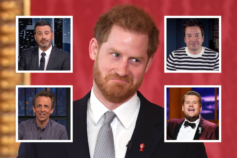 Prince Harry Late Night Shows