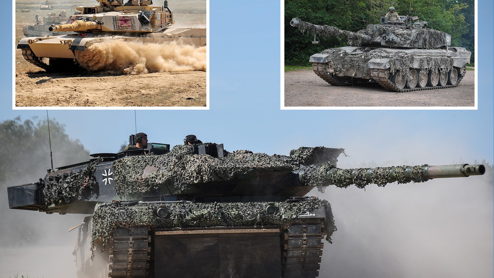 Challenger 2 vs Leopard 2 vs M1A1 Abrams: Comparing the West's modern  battle tanks helping Ukraine