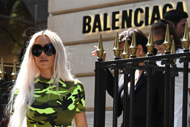 Balenciaga brand ambassador Kim Kardashian