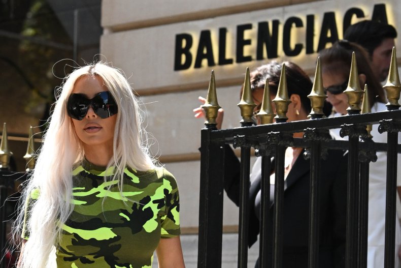 Balenciaga brand ambassador Kim Kardashian