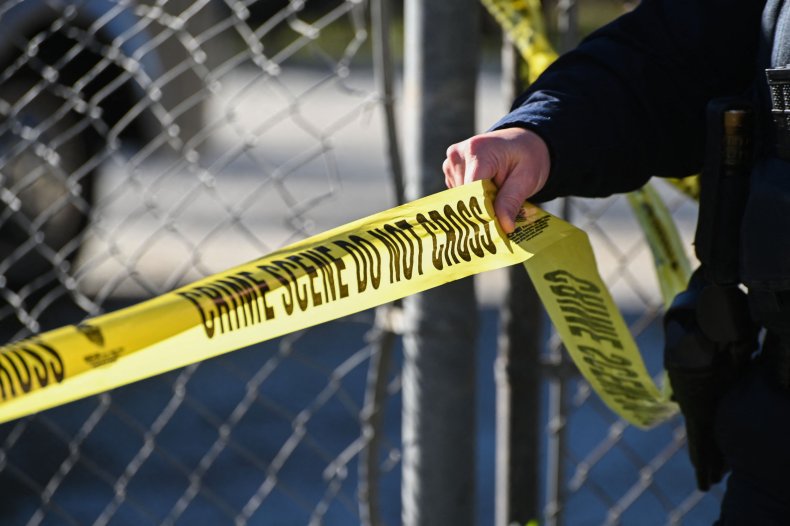 Stock photo of police tape