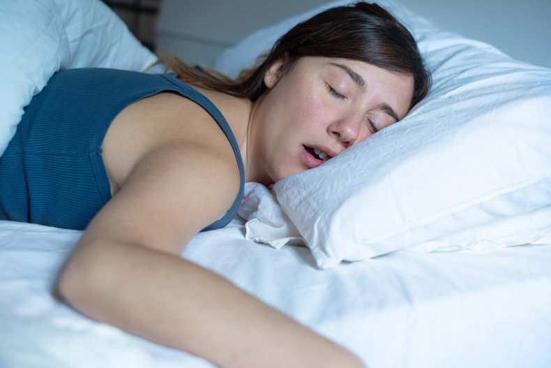 Woman sleeping