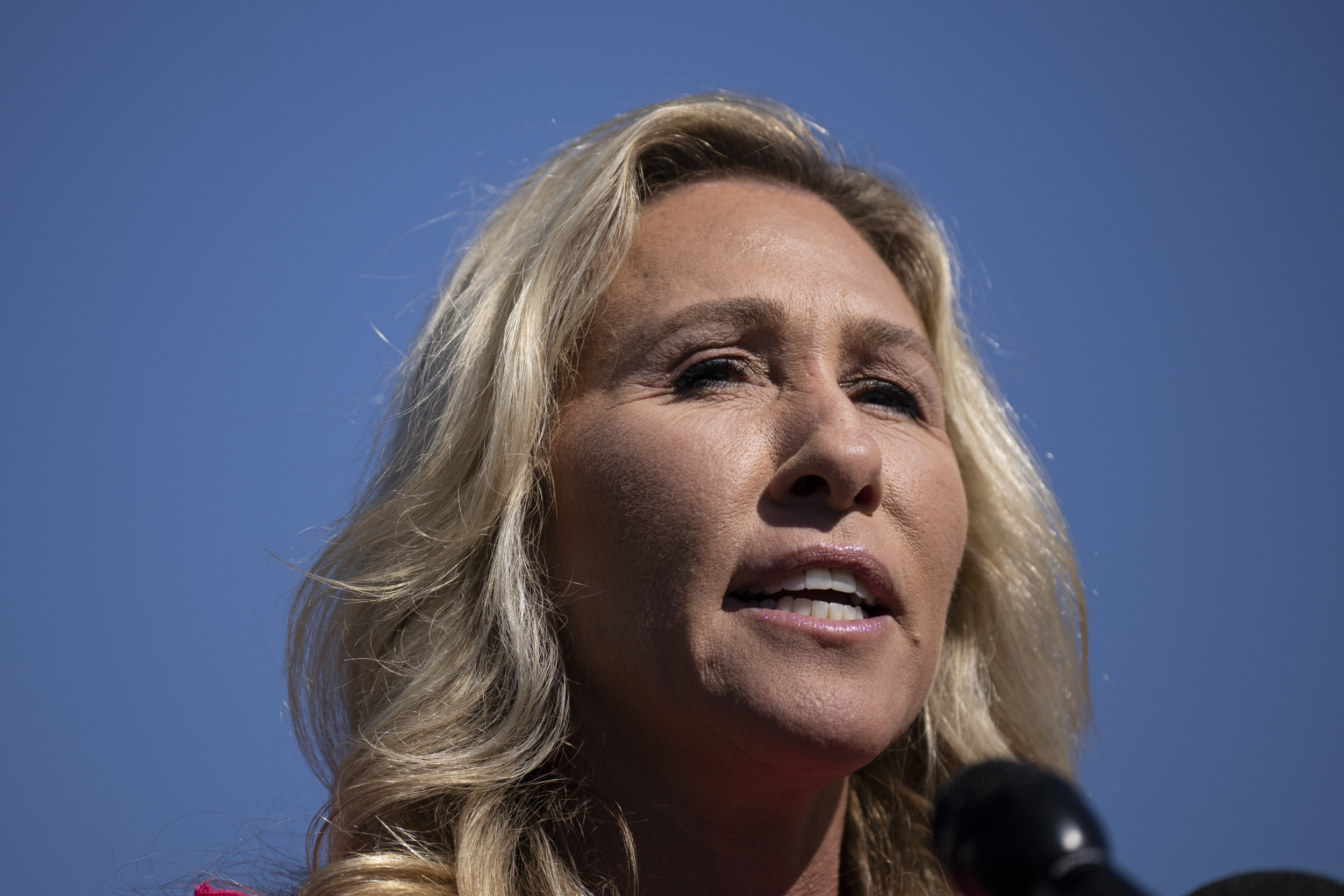 Marjorie Taylor Greene Outraged Joe Biden Reduced Gas Prices Newsweek