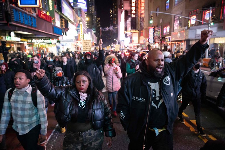 New York Tyre Nichols protesters 