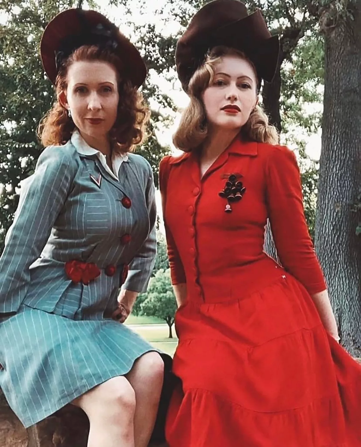 Dallas Women Living in 1940s Time Warp Showcase $20,000 Clothing