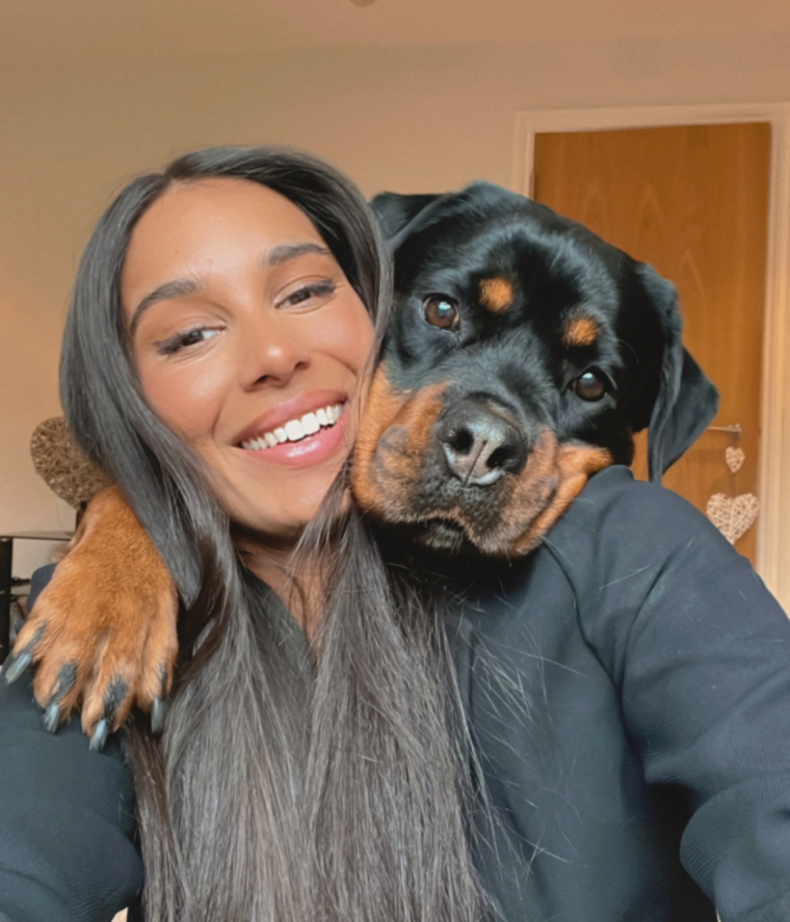 Rianna with Puppy Nala