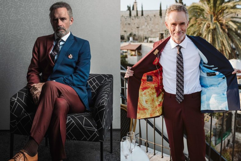 Jordan Peterson heaven and hell suit