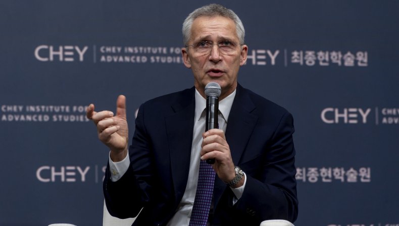 NATO, Segretario, Generale, Jens, Stoltenberg, Sud, Corea