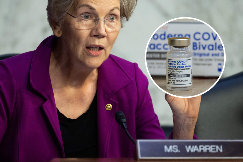 Elizabeth Warren Moderna Vaccine