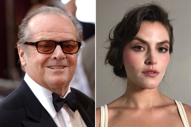 Jack Nicholson and his daughter, Tessa Gourin