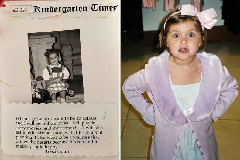 Tessa Gourin growing up in NYC