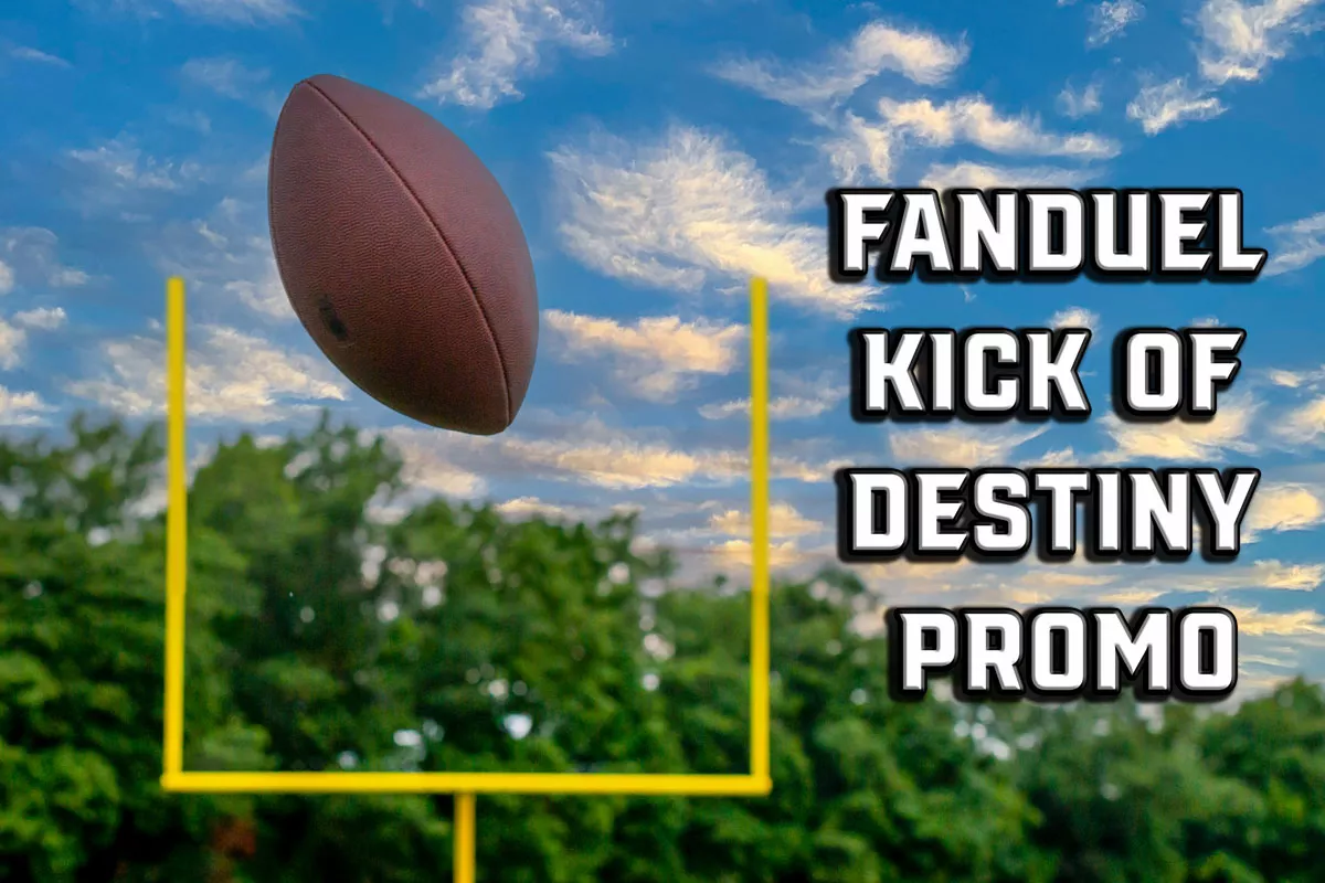 Rob Gronkowski SHANKS FanDuel's 'Kick of Destiny' in the first