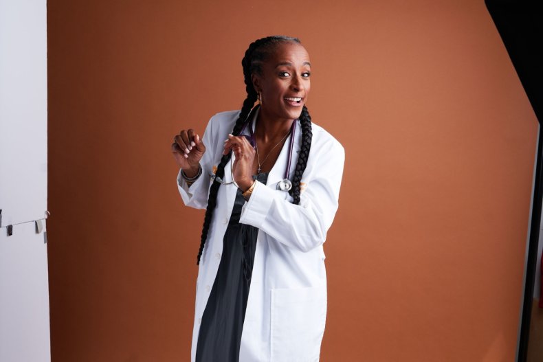 Dr. Tamika Henry in coat