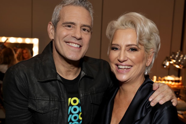 Andy Cohen and Dorinda Medley