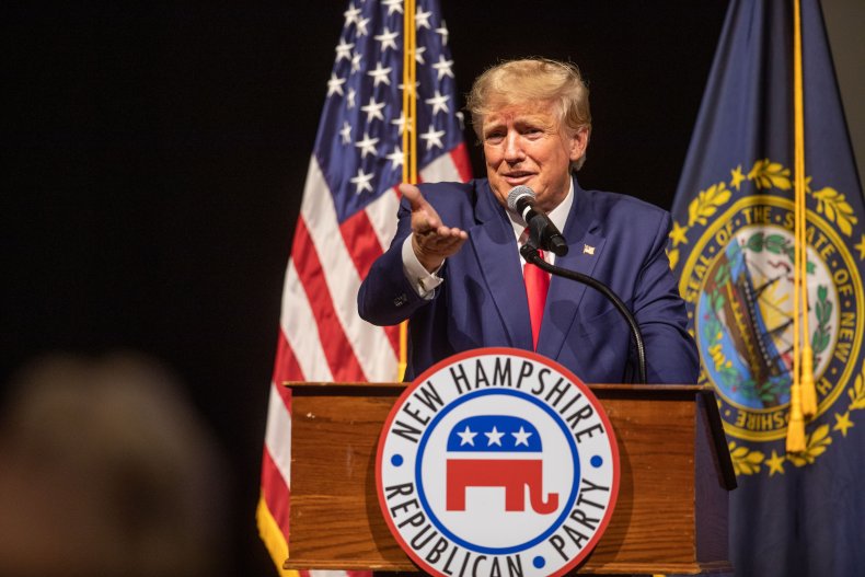 Donald Trump New Hampshire Republican