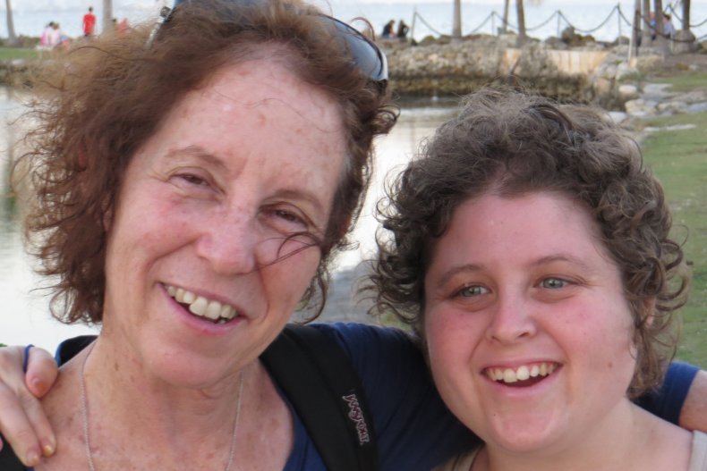 Catherine Shields with her daughter