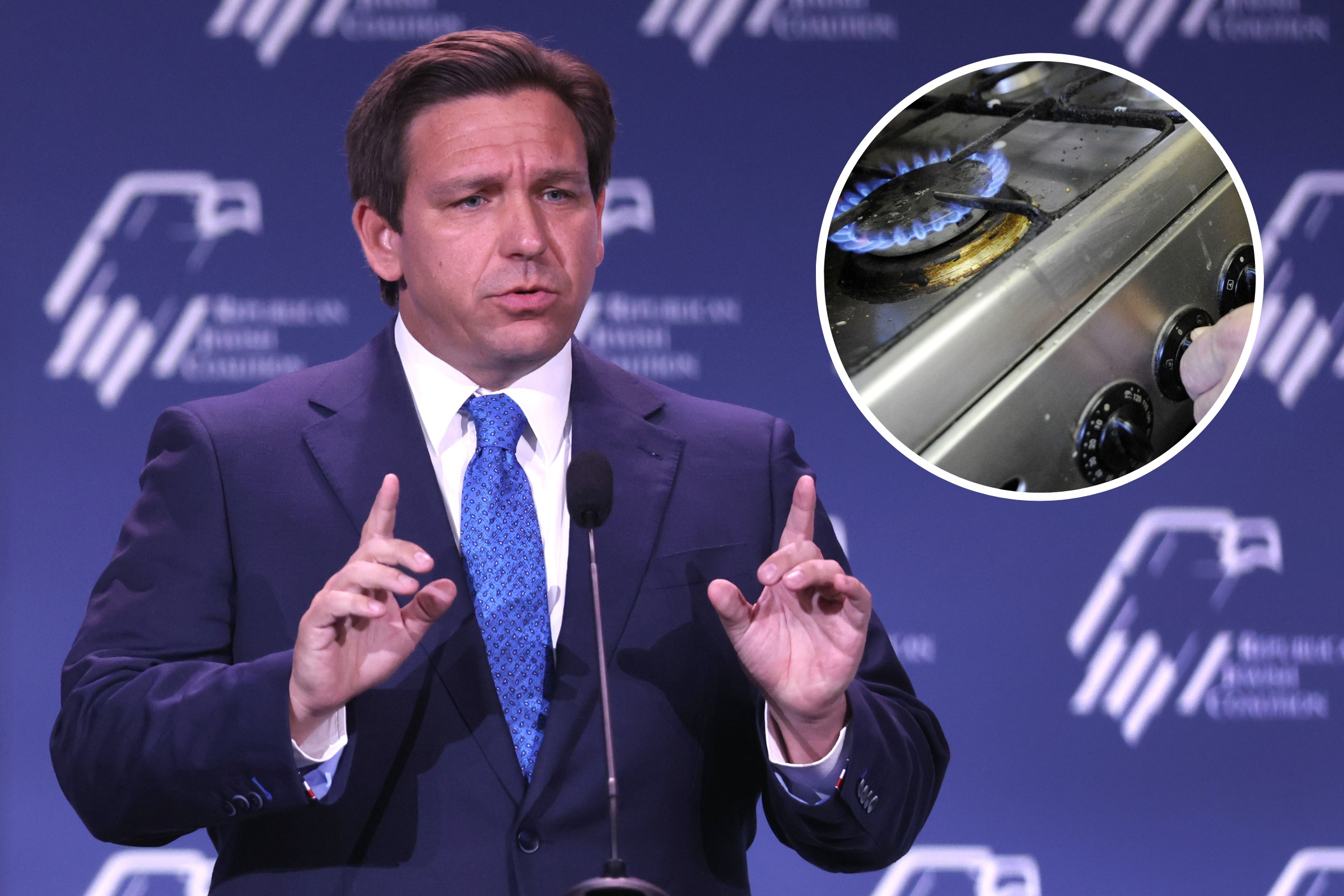 DeSantis Ripped for Proposing Tax Break on Gas Stoves 'They' Want to Take