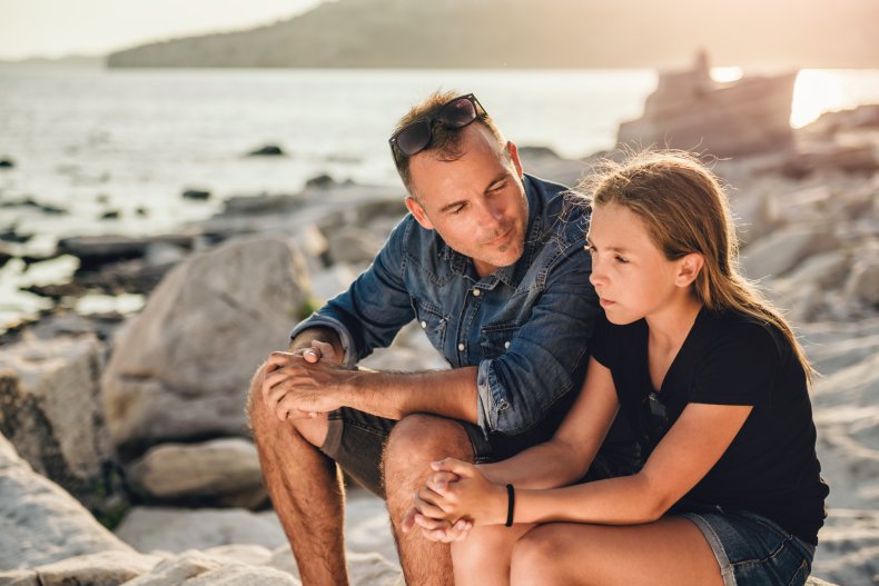 Father and daughter