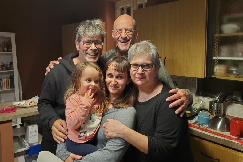 Bob Brody in Italien mit seiner Familie