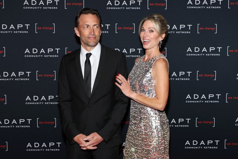 Andrew Shue and Amy Robach 