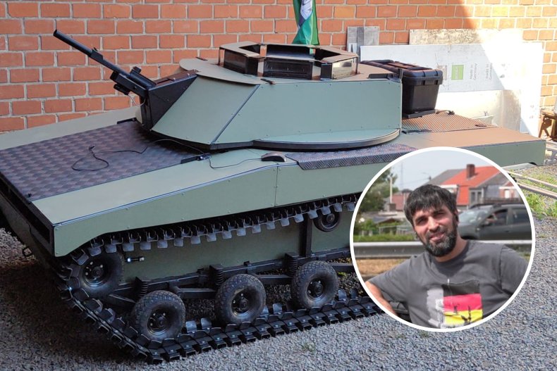 Movsur Zagaev Built a Toy Tank