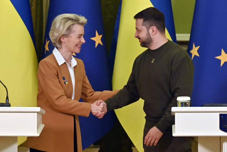 Zelensky and von der Leyen