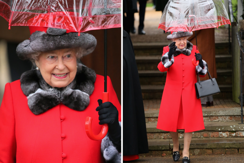 Queen Elizabeth II Christmas Day 2015