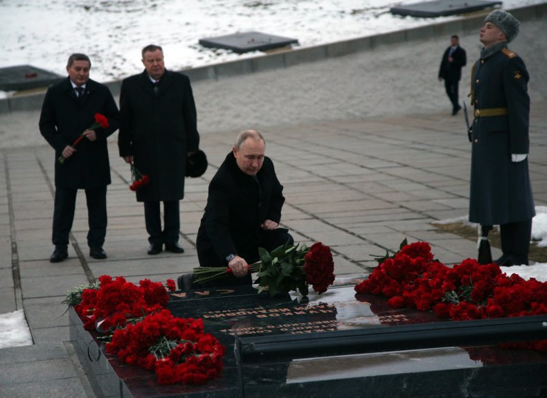 Putin Remembers the Battle of Stalingrad