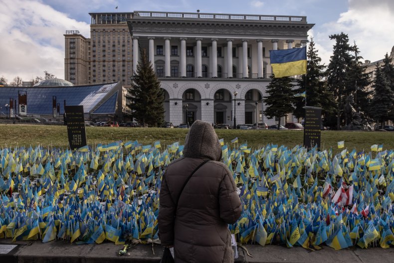 Ukrainian Flag Memorial 