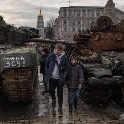 Tanks in Kyiv 