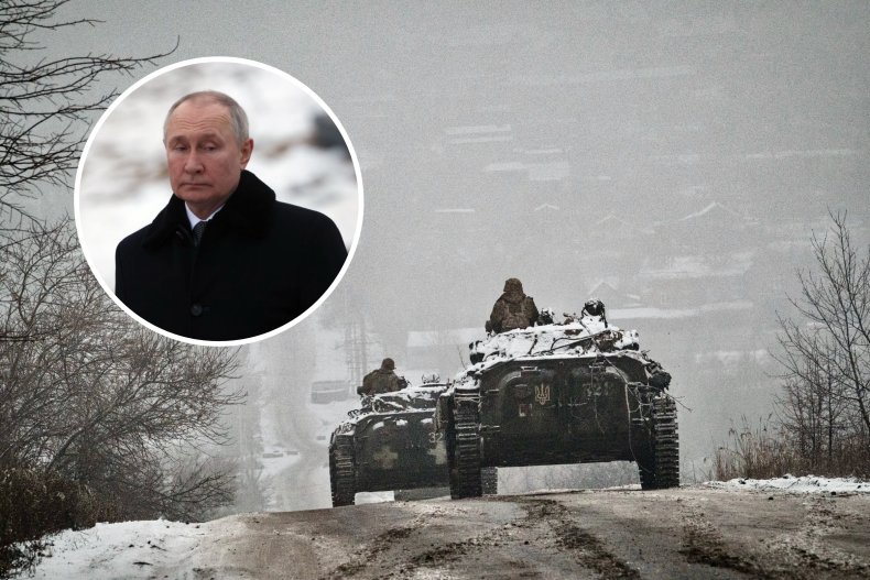 Vladimir Putin Russia-Ukraine War Donetsk Luhansk ISW