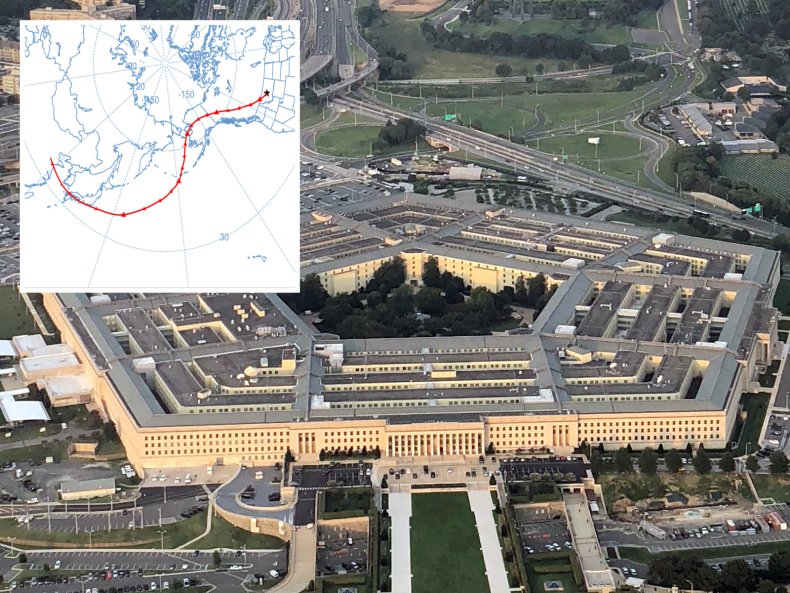 Pentagon and Mystery Balloon 