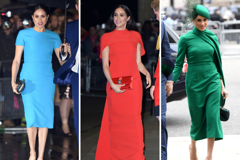 Meghan Markle Rainbow Wardrobe 2020